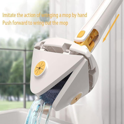 Effortless Cleaning with the 360 Rotating Adjustable Mop