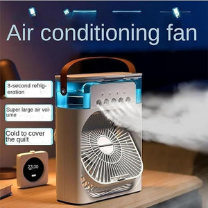 Cooling Fan With Ice Beat the Heat with Portable Ice Cooling Fan