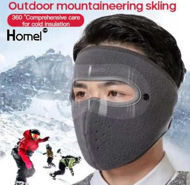 Men Women Winter Thickened Warmth Mask Outdoor Face
