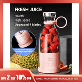 Reup Portable Blender 350ml Mini Portable Blender Smoothies 1400mAh FRESH JUICE Travel Electric Travel Portable Mixer Kitchen